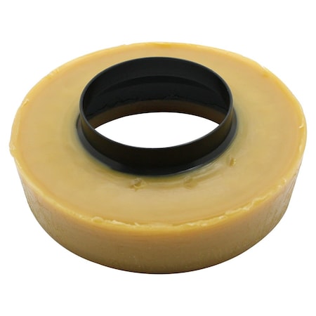 Thrifco Plumbing Extra Thick Toilet Bowl Gasket Wax Ring with Plastic Flange for 4544025